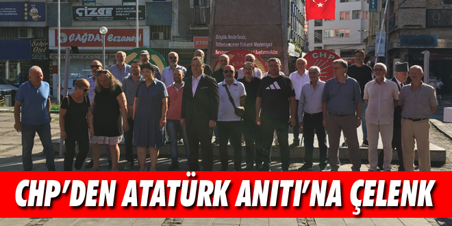 CHP’den Atatürk Anıtı’na Çelenk