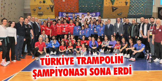 Türkiye Trampolin Şampiyonası Sona Erdi