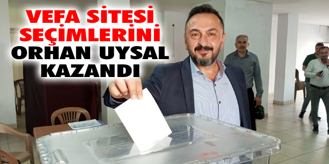 Vefa Sitesi Seçimlerini Orhan Uysal Kazandı