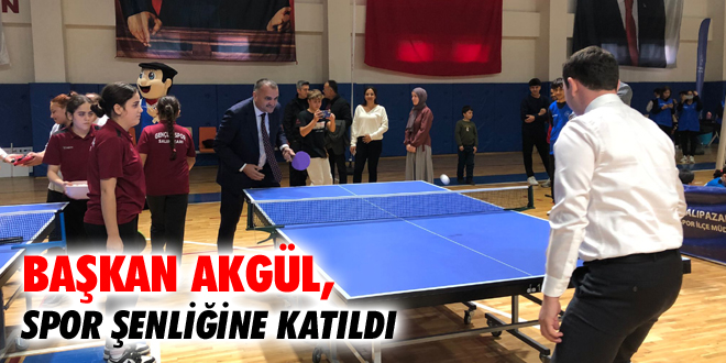 Başkan Akgül, Spor Şenliğine Katıldı