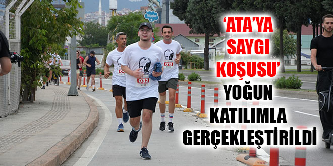 ‘ATA’YA SAYGI KOŞUSU’ YOĞUN KATILIMLA GERÇEKLEŞTİRİLDİ