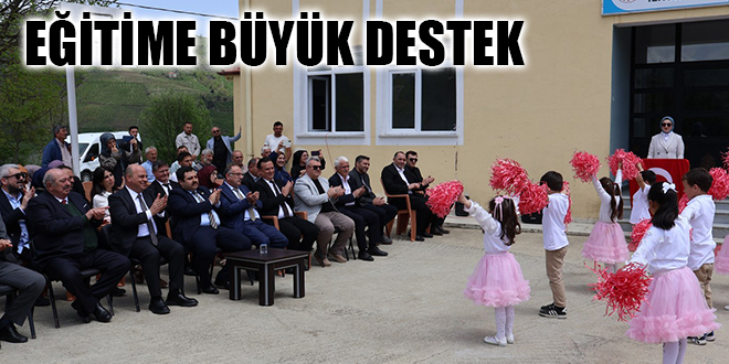 EĞİTİME BÜYÜK DESTEK