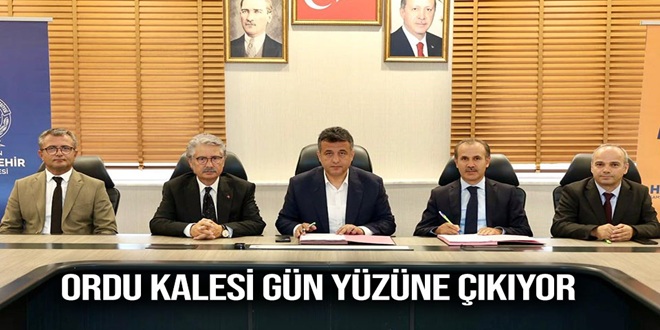 ORDU KALESİ GÜN YÜZÜNE ÇIKIYOR
