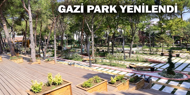 GAZİ PARK YENİLENDİ