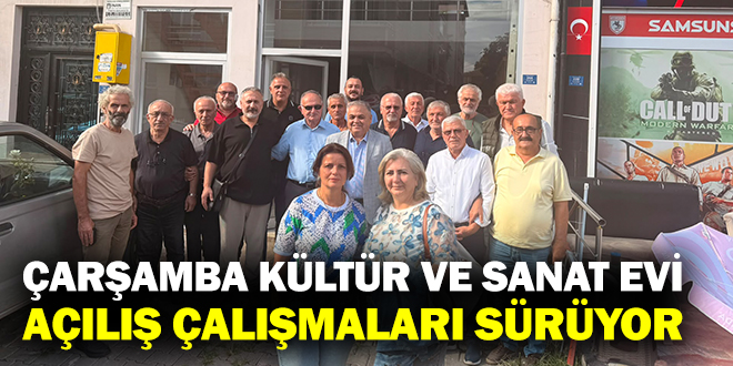 ÇARŞAMBA KÜLTÜR VE SANAT EVİ AÇILIŞ ÇALIŞMALARI SÜRÜYOR