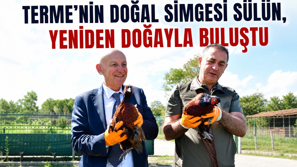 TERME’NİN DOĞAL SİMGESİ SÜLÜN, YENİDEN DOĞAYLA BULUŞTU