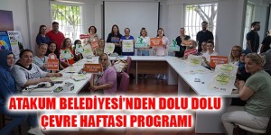 ATAKUM BELEDİYESİ’NDEN DOLU DOLU ÇEVRE HAFTASI PROGRAMI